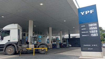 Los combustibles volvieron a aumentar, esta vez menos del 2%
