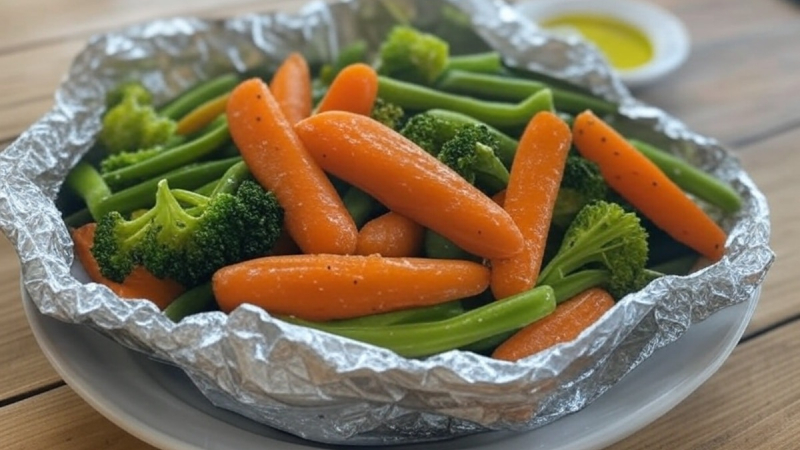 Para cuidar la salud: los alimentos que no deben cocinarse en papel de aluminio