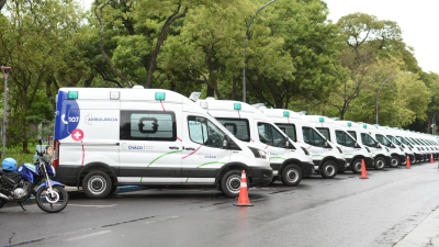 Zdero presentó la compra de nuevas ambulancias para Salud Pública
