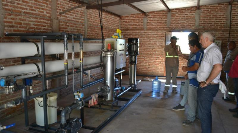 Sameep refuncionaliza dos plantas en Concepción del Bermejo