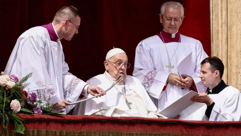 El Papa clamó por libertad religiosa y paz mundial