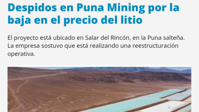 "El boom minero se sostiene con trabajo precarizado y salarios miserables"