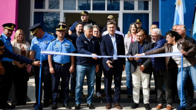 El gobernador inauguró refacciones y ampliación de la División Microtráfico
