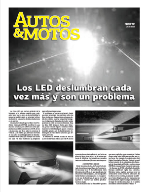 Los LED deslumbran cada vez más y son un problema