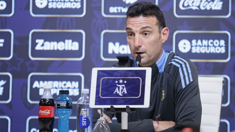 Scaloni no decidió si Messi va desde el inicio