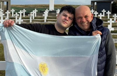 Aldo Leiva, excombatiente, regresó a las Islas Malvinas 43 años después
