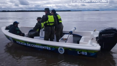 Un hombre desapareció cuando cruzaba a caballo un río de Corrientes