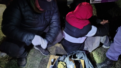 Cayó en un control: llevaba casi 250 gramos de marihuana escondidos en una caja registradora