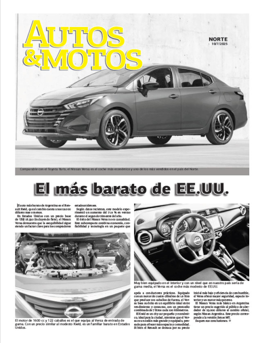 El más barato de EE.UU.