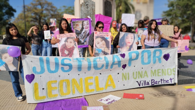 Pedido de justicia por Leonela Giménez, la joven asesinada hace dos semanas en un campo