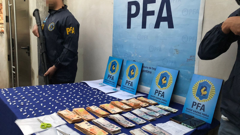 Desbaratan otro reducto de cocaína en Sáenz Peña: dos detenidos