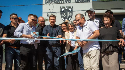 Colonia Elisa: Zdero habilitó obras en el Club Social y Deportivo Unión