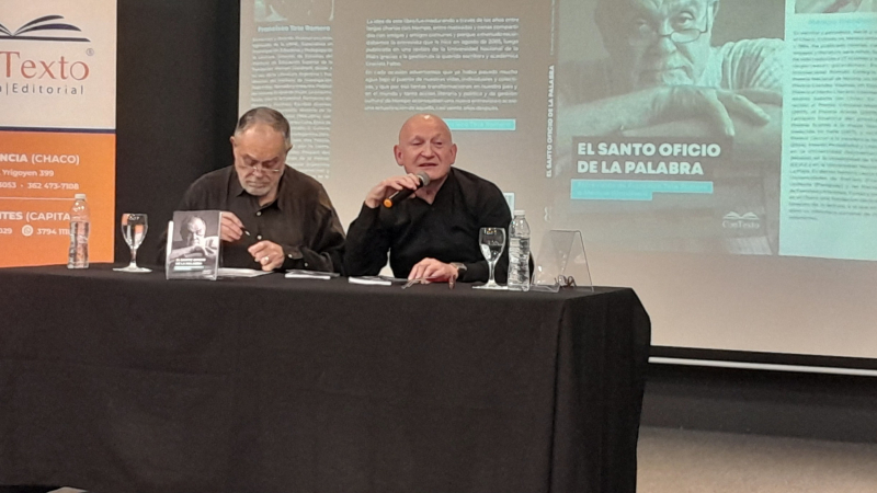 Se presentó el libro de entrevistas de Tete Romero a Mempo
