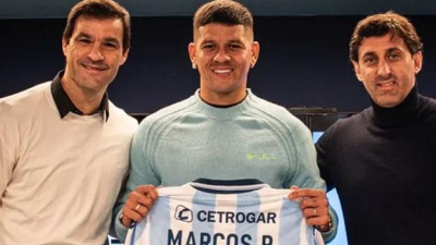 Es oficial: Racing presentó a Marcos Rojo como nuevo refuerzo