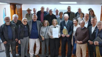 La trayectoria del "Puma" Pirota fue reconocida por la Cámara de Diputados