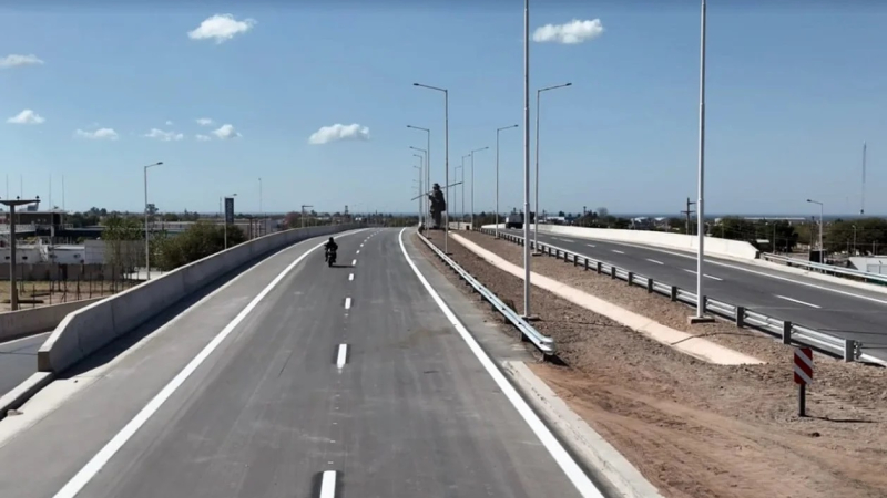 Vialidad Nacional habilitó un nuevo distribuidor vial en La Rioja