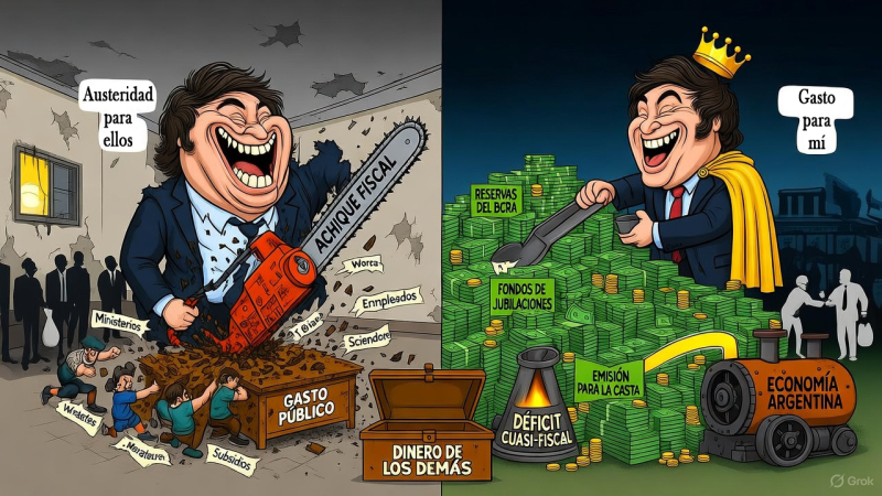 El dinero ajeno y el problema del mileísmo