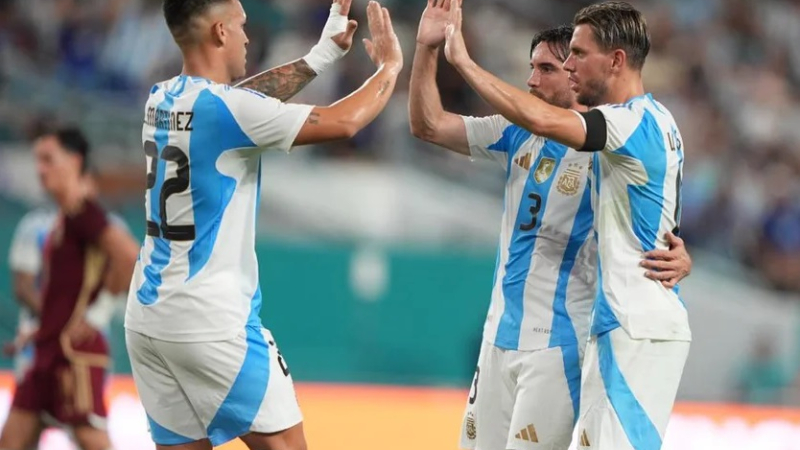 La Selección argentina consiguió un discreto triunfo 1-0 ante Venezuela