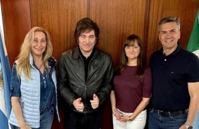 Alianza ratificada: Milei tuvo un cálido recibimiento de Zdero y Schneider