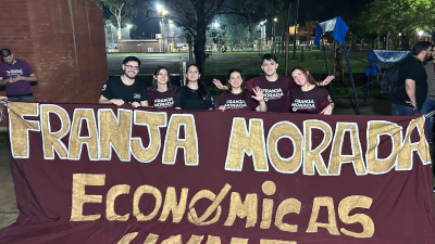 Franja Morada ganó en el Centro de Estudiantes de Ciencias Económicas