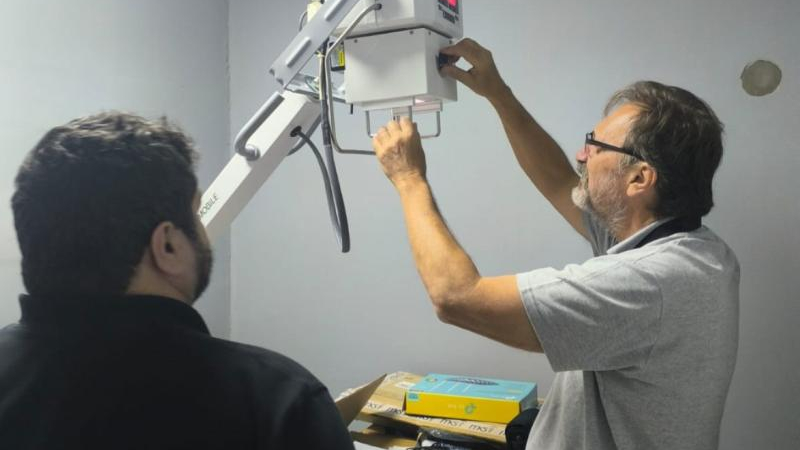 Realizaron pruebas de radiodosimetría en el Hospital Escuela Veterinario de Uncaus