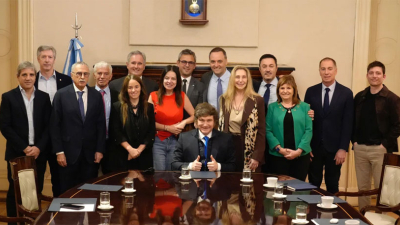 Milei reunió a los nuevos ministros en la Rosada