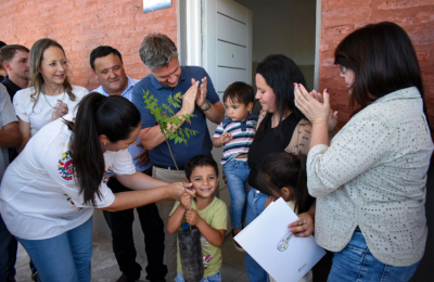 Entregaron viviendas e infraestructura comunitaria para Chorotis