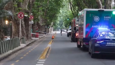 Murió un hombre al caer desde un noveno piso