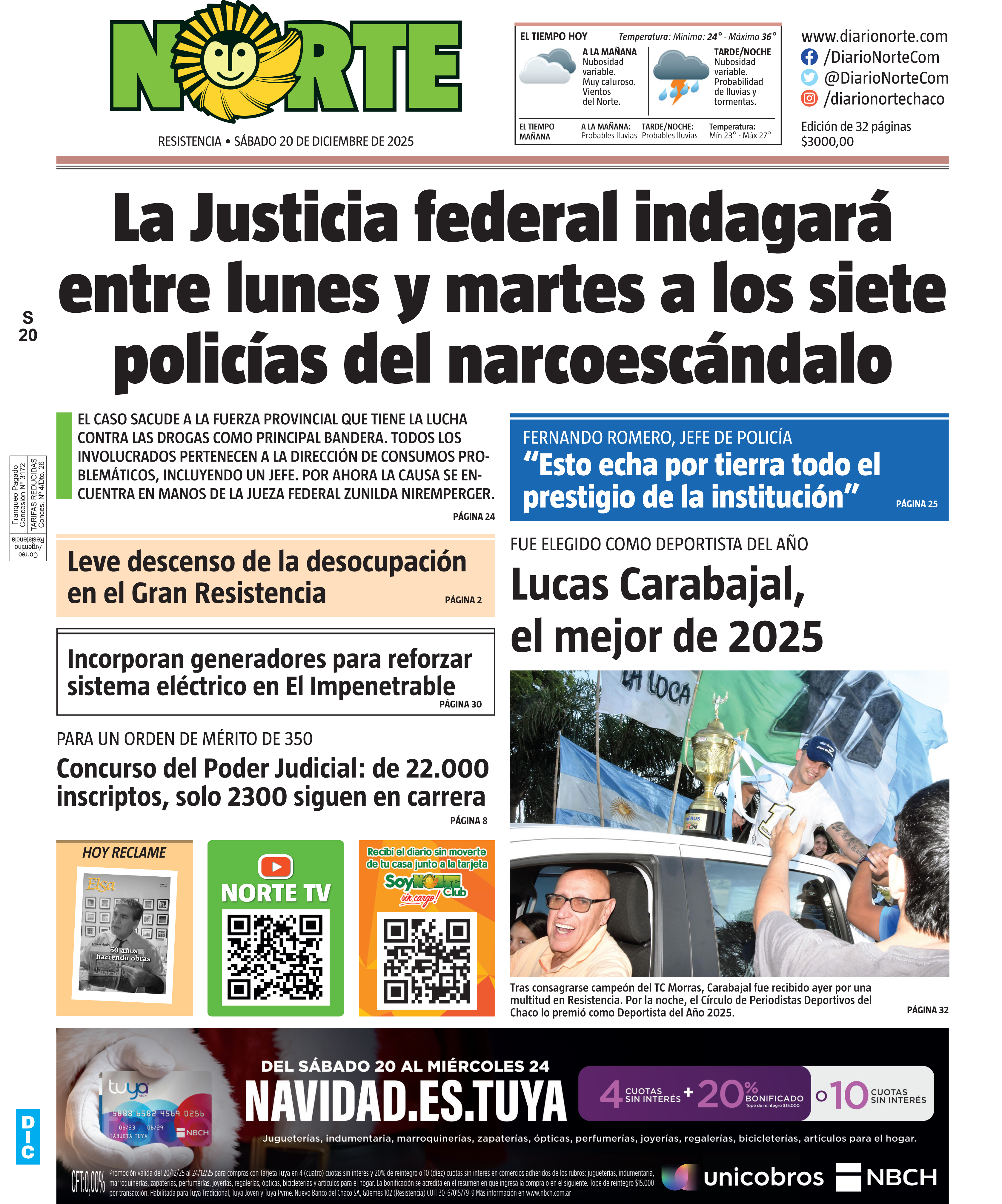 Edición del 20-12-2025