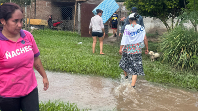 El gobierno provincial continúa con la asistencia a familias afectadas por las lluvias
