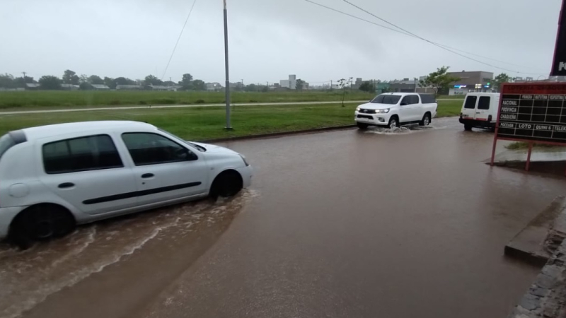 Las lluvias generaron pocos inconvenientes en Sáenz Peña