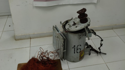 Recuperaron cobre robado de un transformador de Secheep