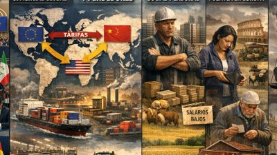 Guerra comercial, crisis política y contrarreforma laboral