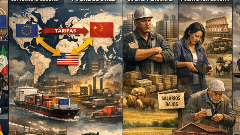 Guerra comercial, crisis política y contrarreforma laboral