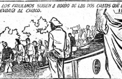 Partida de Corrientes de los inmigrantes italianos a la Colonia Resistencia