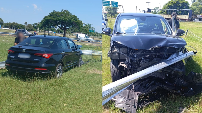 Susto y demoras por un siniestro vial en la rotonda del Acceso Norte