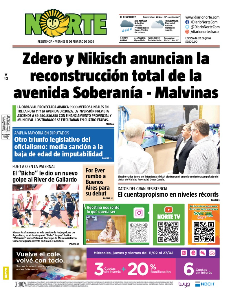 Edición del 13-02-2026