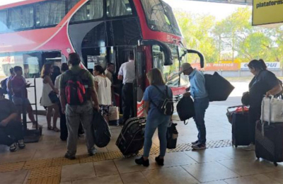 La terminal de Resistencia vivió el regreso masivo tras el feriado de Carnaval