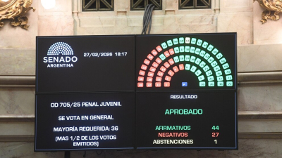 El Senado aprobó el Régimen Penal Juvenil y la edad de imputabilidad bajará a 14 años