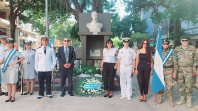 Homenaje al Padre de la Armada: acto por el 169º aniversario de Guillermo Brown