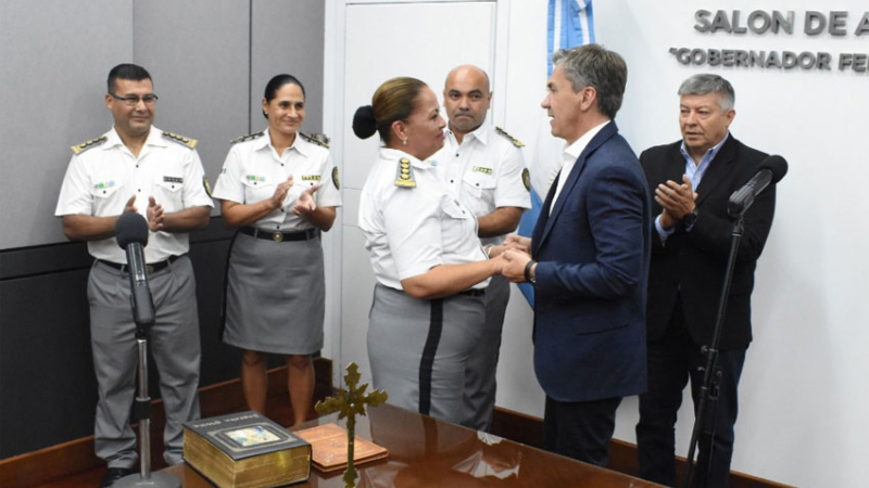 Zdero puso en funciones a nuevas autoridades del servicio penitenciario