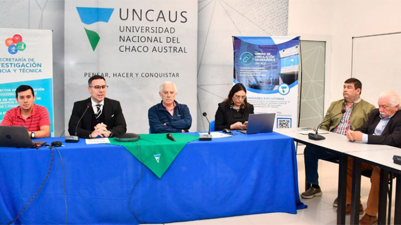 La Uncaus fue sede de una Jornada de Sensibilización en Ciencia, Innovación y Desarrollo Productivo
