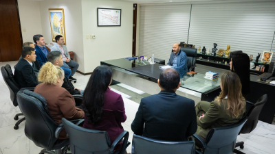 Insfrán se reunió con la nueva comisión directiva del CPCEF
