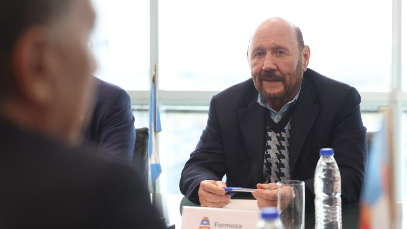 Formosa también participó en la reunión con Santilli