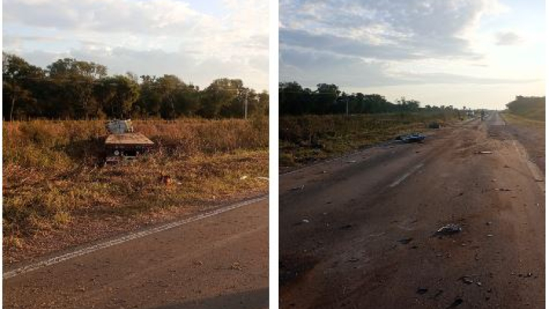 Un muerto en el choque entre un camión y un auto en la ruta 89