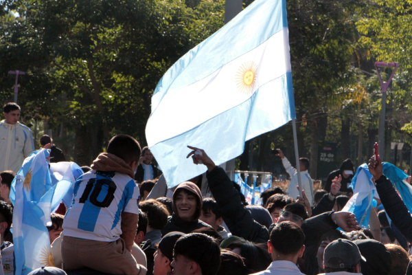 Resistencia celebró la hazaña de Argentina ante Egipto