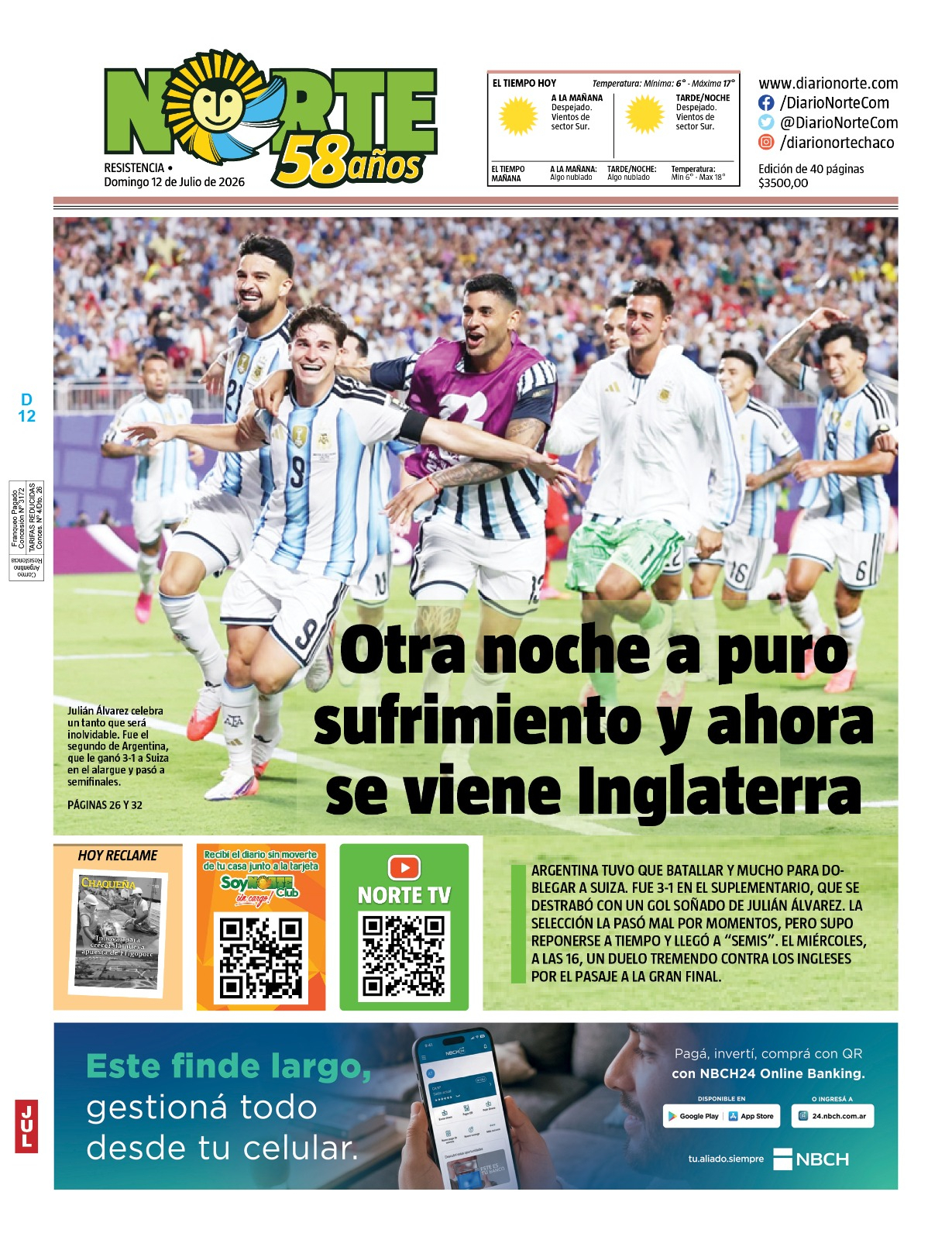 Edición del 12-07-2026