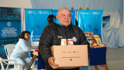 Tercera entrega anual de complementos nutricionales para personas con celiaquía