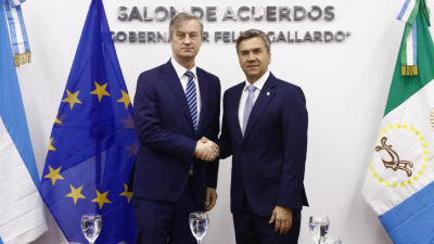 El gobernador Zdero y la Unión Europea avanzan en una agenda de cooperación
