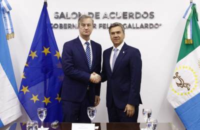 El gobernador Zdero y la Unión Europea avanzan en una agenda de cooperación